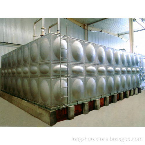Stainless steel pressurized water tank